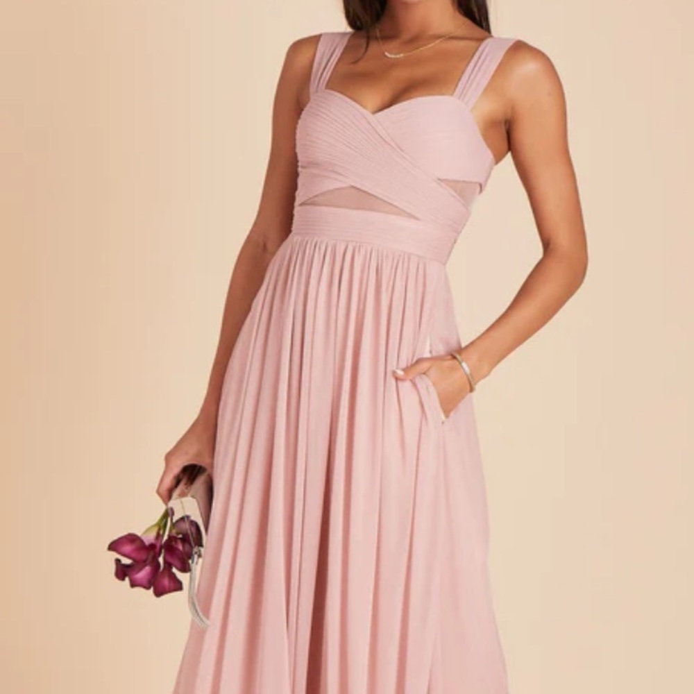 ELSYE DRESS Birdy Grey in dusty rose